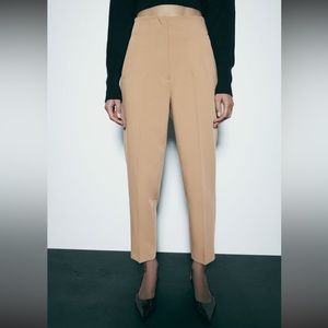 Zara tan trousers